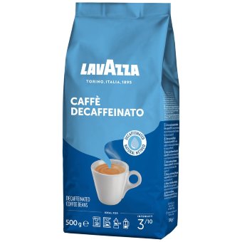 Кофе в зёрнах без кофеина Lavazza Decaffeinato 500 гр Кофе в зёрнах без кофеина Lavazza Decaffeinato 500 гр