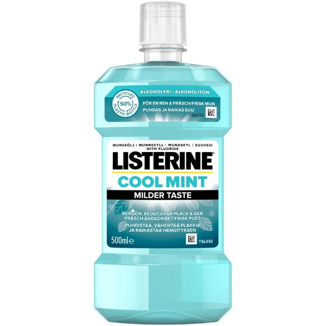 Listerine Ополаскиватель для рта без спирта 500 мл