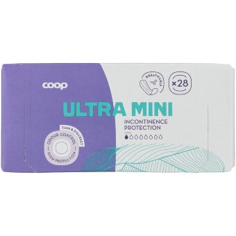 Средство для защиты от недержания Coop ultra mini 28 шт