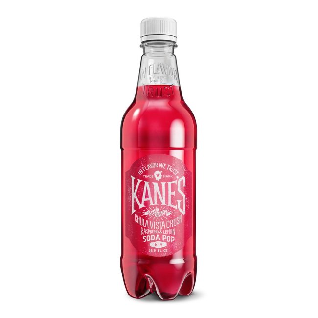 Газированный напиток Kane´s Soda Pop Chula Vista Crush малина и лимон 0,5 л кег