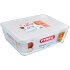 Стеклянная форма для запекания с крышкой Pyrex Cook & Freeze 27x22 см