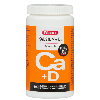 Кальций + D3 Pirkka Д 80 табл Кальций + D3 Pirkka Д 80 табл