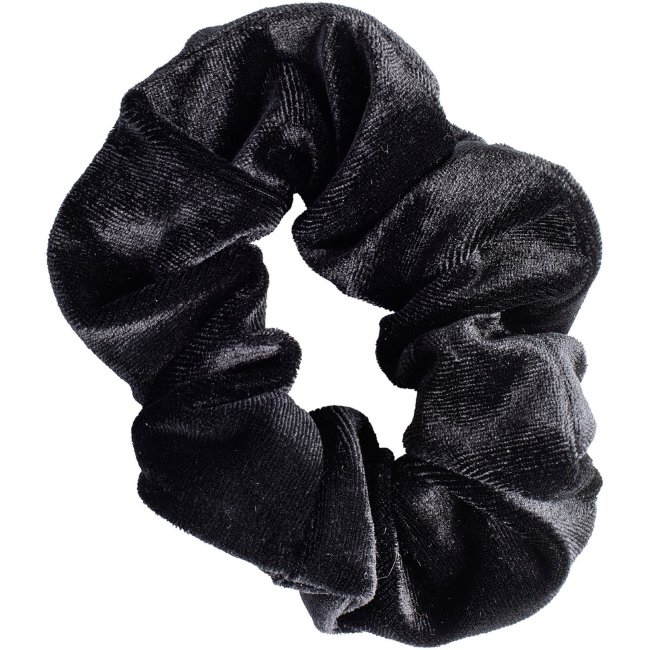 Большая замшевая черная резинка для волос Cailap