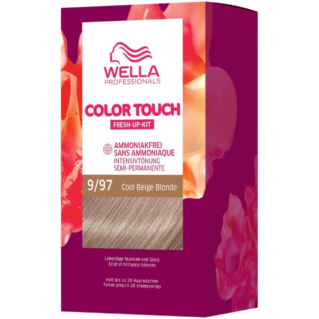 Краска для волос Wella Professionals Color Touch Rich Natural холодный бежевый блонд 9/97 130 мл Краска для волос Wella Professionals Color Touch Rich Natural холодный бежевый блонд 9/97 130 мл