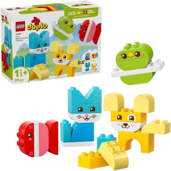 Игровой набор LEGO® DUPLO My First 10477 милые творческие питомцы 3в1