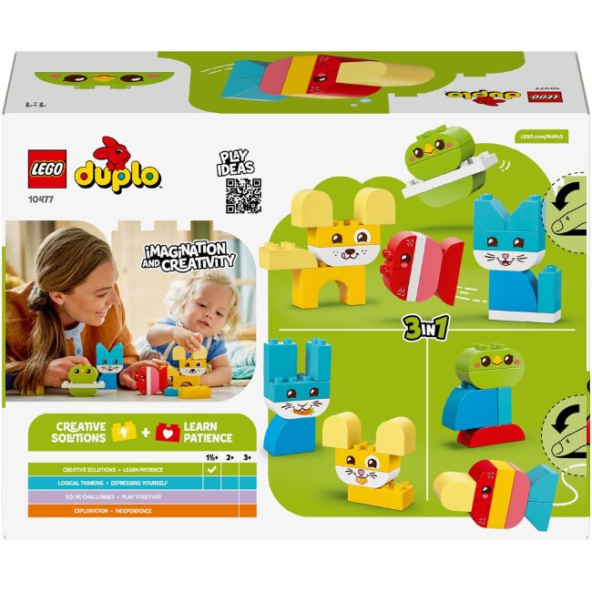 Игровой набор LEGO® DUPLO My First 10477 милые творческие питомцы 3в1