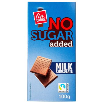 Шоколад молочный без сахара Fin Carre 100 гр