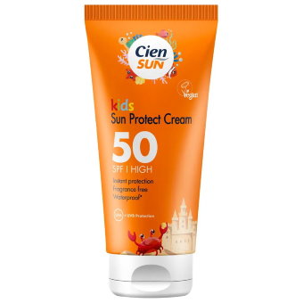 Детский солнцезащитный крем для загара Cien ( SPF 50 + ) 100 мл Детский солнцезащитный крем для загара Cien ( SPF 50 + ) 100 мл