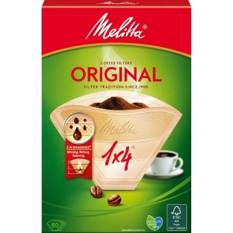 Фильтры для кофемашины Melitta® Original 1х4/80 шт Фильтры для кофемашины Melitta® Original 1х4/80 шт