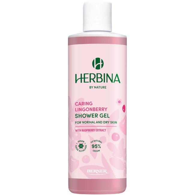 Гель для душа Herbina Caring Lingonberry 250 мл