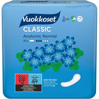 Прокладки Vuorroset Classic 30 шт Прокладки Vuorroset Classic 30 шт