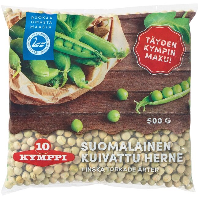 Сушёный горох Kymppi 500 гр