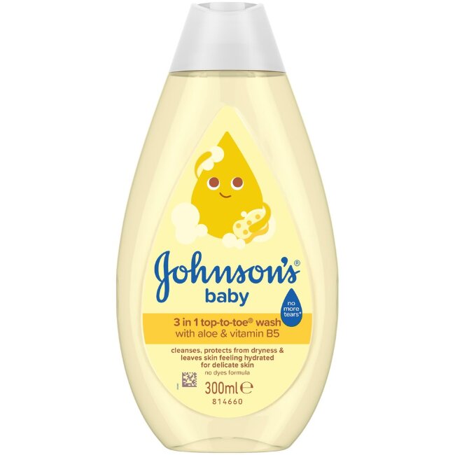 Средство для мытья Johnson's® Baby 3 в 1 Top-to-Toe® 300 мл