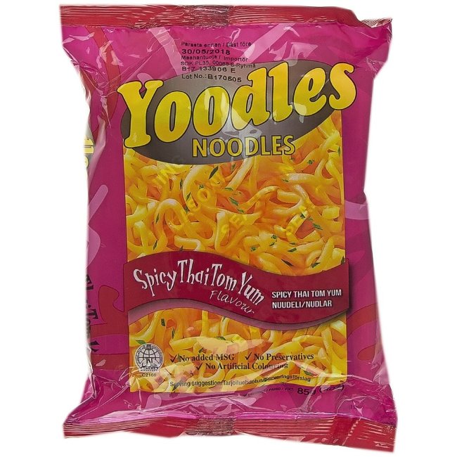 Лапша Yoodles с острым соусом 90 г