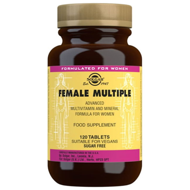 Витамины для женщин Female Multiple 120 капс Solgar