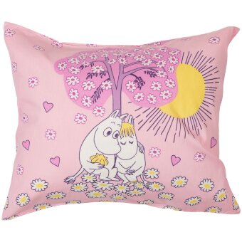 Наволочка Moomin Arabia Muumi 50x60 см сердечки GOTS