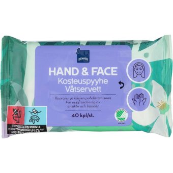 Влажные салфетки для рук и лица Rainbow Hand Face 40 шт Влажные салфетки для рук и лица Rainbow Hand Face 40 шт