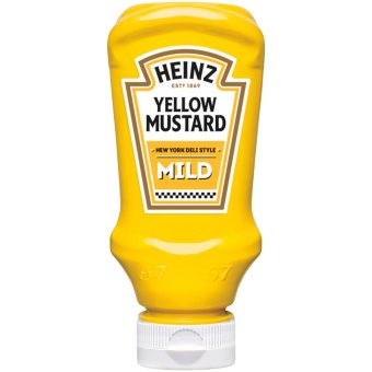 Желтая горчица Heinz mild 220 мл Желтая горчица Heinz mild 220 мл