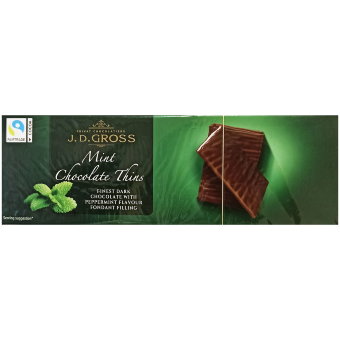 Шоколад со вкусом мяты J.D. Gross 300 гр