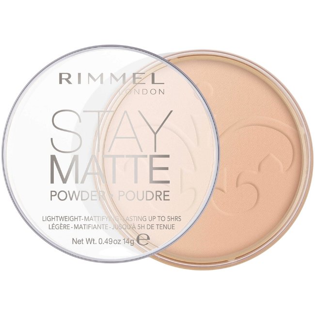 Пудра Rimmel Stay Matte прессованная 14 гр 005 silky beige