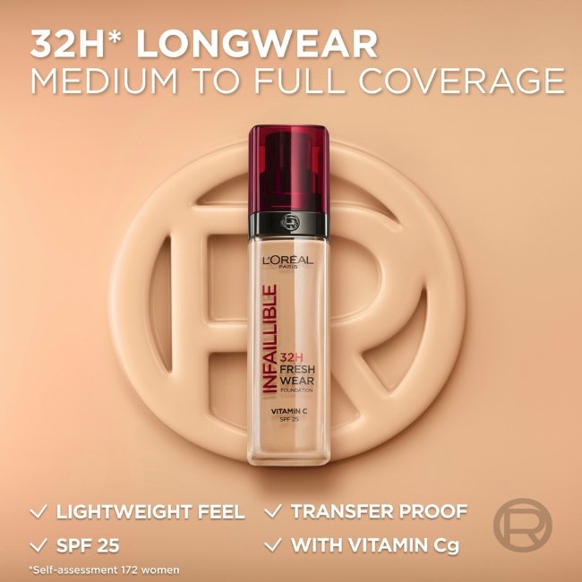 Тональный крем L'Oréal Paris Infaillible Fresh Wear 015 Neutral Undertone 30 мл