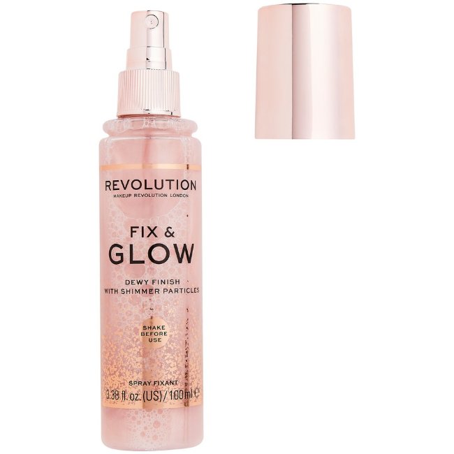 Фиксирующий и сияющий спрей для макияжа Makeup Revolution Fix & Glow 100 мл