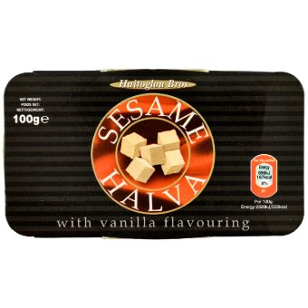 Халва ванильная с кунжутом Haitoglou Bros 100 гр Халва ванильная с кунжутом Haitoglou Bros 100 гр