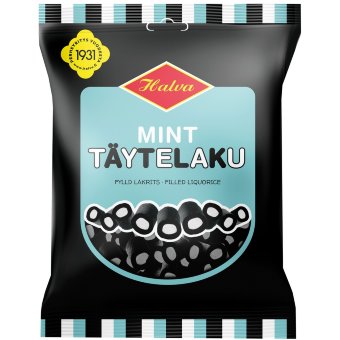 Мятная лакрица Mint Täytelaku HALVA 200 гр