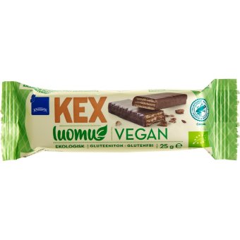 Веганский вафельный батончик Rainbow 25 гр органический