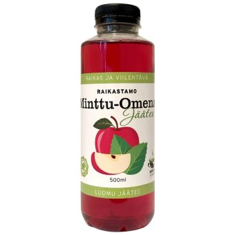 Освежающий холодный чай Raikastamo со вкусом мяты и яблока 0,5 л