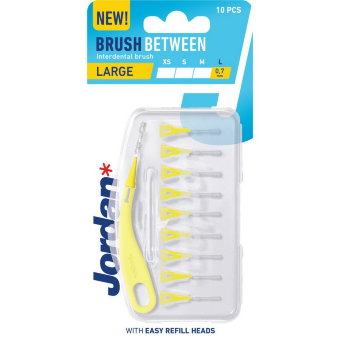 Межзубные ёршики Jordan L 0,7 мм Brush Between набор 10шт/уп Межзубные ёршики Jordan L 0,7 мм Brush Between набор 10шт/уп