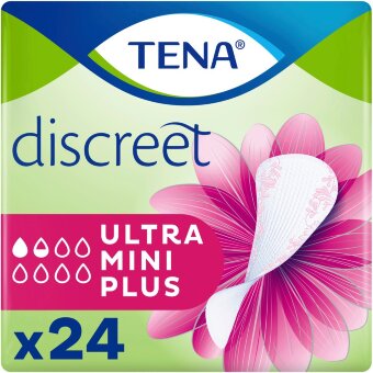 Мини-прокладки для трусиков TENA Discreet 24 Ultra Mini Plus