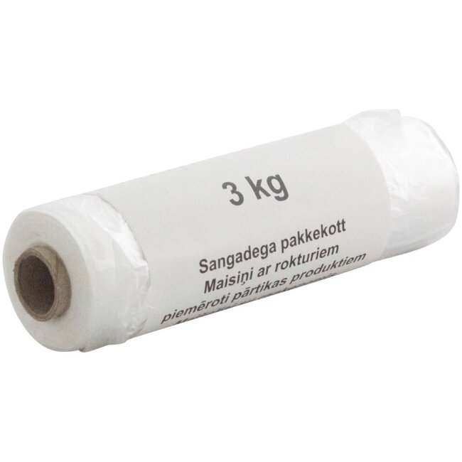 Прозрачные пакеты с ручками McLean HDPE 3 кг (уп 250 шт)