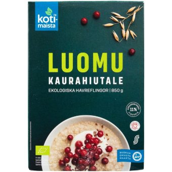 Органические овсяные хлопья Kotimaista Kaurahiutale Luomu 600 гр Органические овсяные хлопья Kotimaista Kaurahiutale Luomu 600 гр