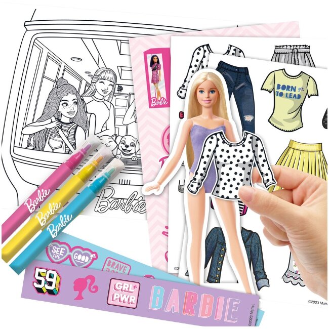 Набор Barbie BLADEZ с наклейками и бумажными куклами Набор Barbie BLADEZ с наклейками и бумажными куклами