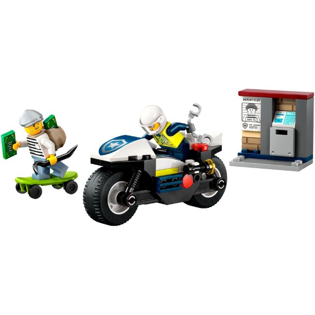 Конструктор LEGO® City полиция 60455 погоня на полицейском мотоцикле