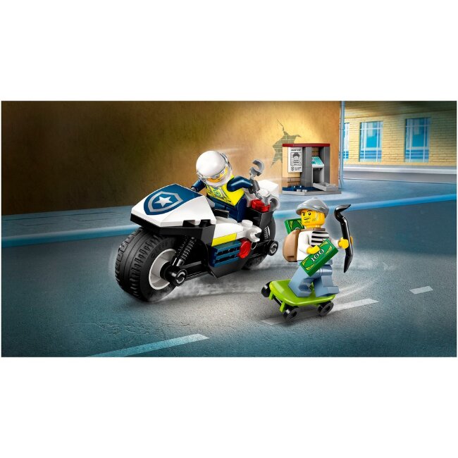 Конструктор LEGO® City полиция 60455 погоня на полицейском мотоцикле