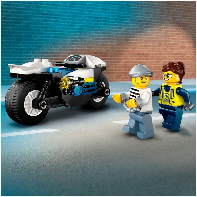 Конструктор LEGO® City полиция 60455 погоня на полицейском мотоцикле