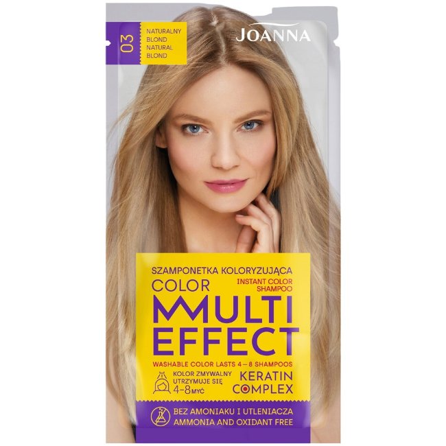 Шампунь тонирующий Joanna Multi Effect Natural Blond 03 Шампунь тонирующий Joanna Multi Effect Natural Blond 03