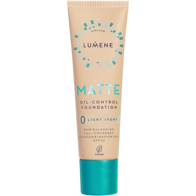 Матирующий тональный крем Lumene Matte Oil-control SPF20 30 мл Light Ivory