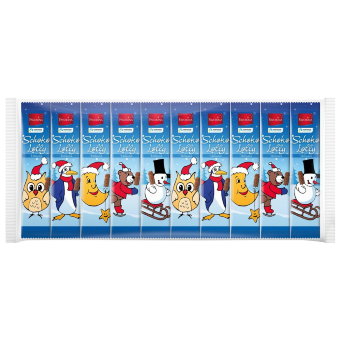 Леденцы с молочным шоколадом Favorina 10х15 гр