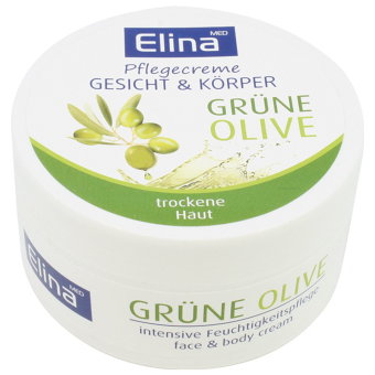 Крем для лица оливковый Elina olivenol 150 мл Крем для лица оливковый Elina olivenol 150 мл