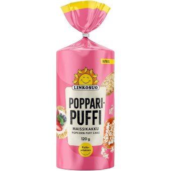 Кукурузный хлебец Linkosuo Popparipuffi 120 гр Кукурузный хлебец Linkosuo Popparipuffi 120 гр