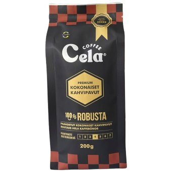 Кофе зерновой Cela Robusta 200 гр Кофе зерновой Cela Robusta 200 гр