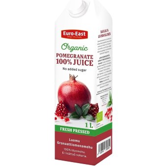 Био сок гранатовый Euro-East 1 л, Tetrapack