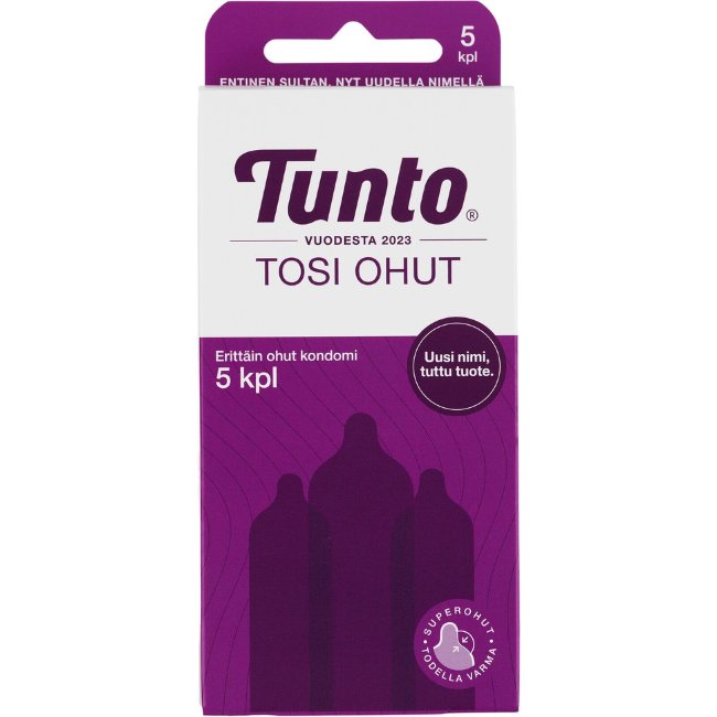 Презервативы Tunto Tosi Ohut супертонкие 5 шт/уп