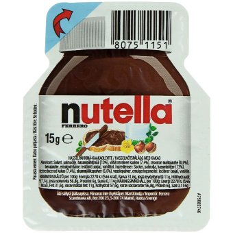 Шоколадно-ореховая паста Nutella 15 гр Шоколадно-ореховая паста Nutella 15 гр