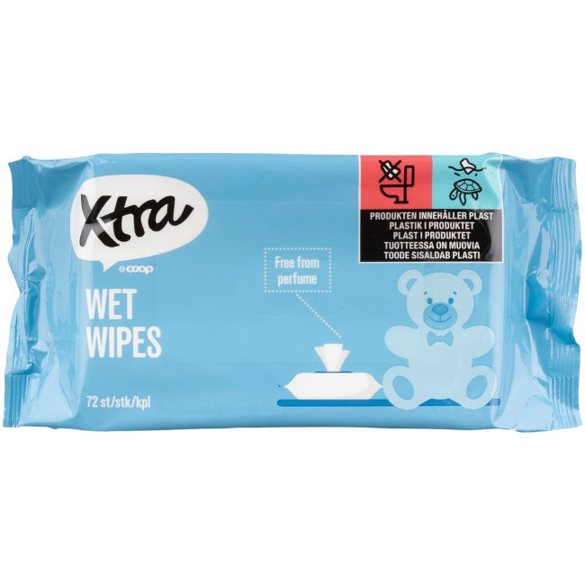Салфетки для ухода за ребенком Xtra 72 шт