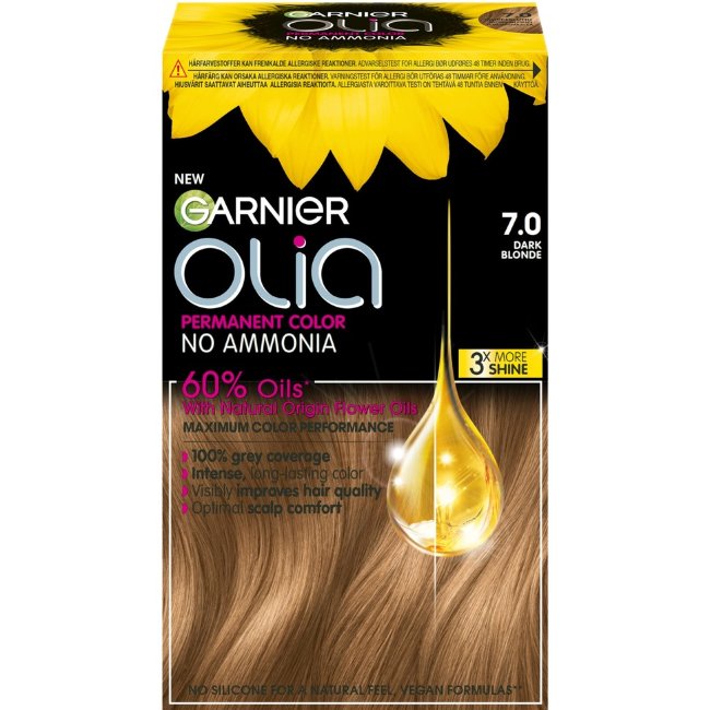 Крем-краска для волос Garnier Olia 7.0 темно-русый 174 мл