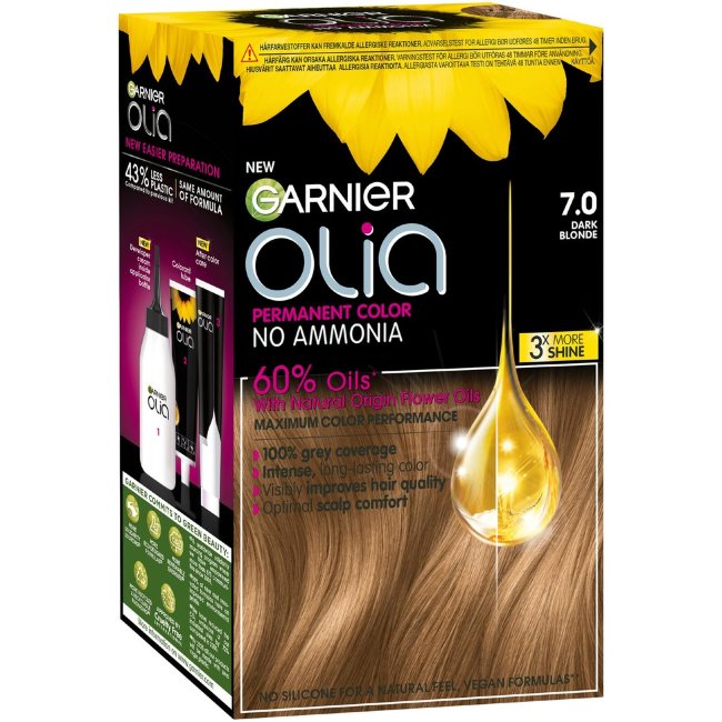 Крем-краска для волос Garnier Olia 7.0 темно-русый 174 мл